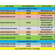 B3-A32 Černý Dotyk pro Acer Iconia B3-A32 6M.LDKNB.001 Touch