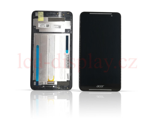 ACER ICONIA A1-724 Černý LCD Dotyk + Displej pro ACER ICONIA A1-724 6M.L7ZN7.001 Assembly (A1-724) by www.lcd-display.cz