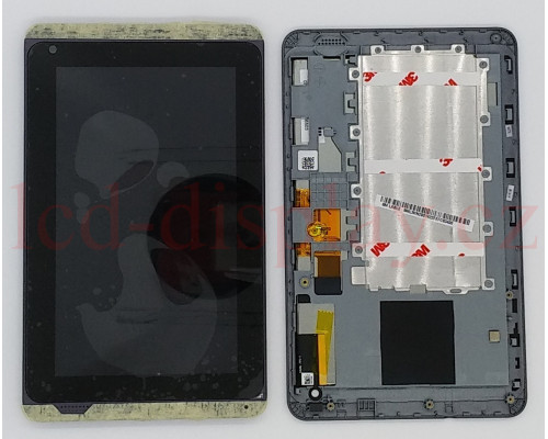 B1-720 Šedý LCD Displej + Dotyk pro Acer Iconia B1-720 6M.L3HN2.001 Assembly (B1-720) by www.lcd-display.cz