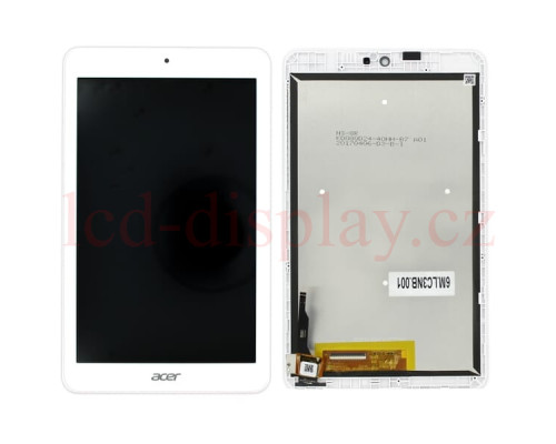 B1-850 Bílý Dotyk + Displej pro ACER ICONIA B1-850 6M.LC3NB.001 Assembly (B1-850) by www.lcd-display.cz