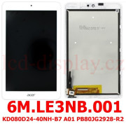 B1-860 Bílý Dotyk + Displej pro ACER ICONIA B1-860 6M.LE3NB.001 Assembly