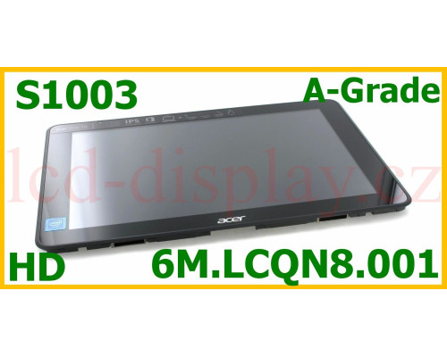 S1003 N16H1 Černý LCD Displej + Dotyk pro Acer Aspire S1003 6M.LCQN8.001 Assembly (S1003 HD version N16H1) by www.lcd-display.cz