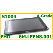 S1003 N16H1 Černý LCD Displej + Dotyk pro Acer Aspire S1003 6M.LEEN8.001 Assembly