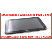 S1003 N16H1 Černý LCD Displej + Dotyk pro Acer Aspire S1003 6M.LEEN8.001 Assembly