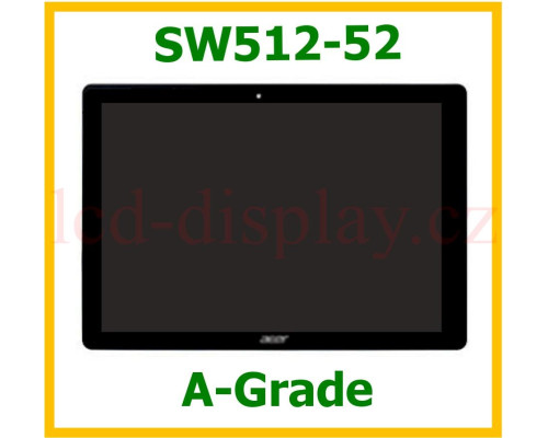 SW512-52 Černý LCD Dotyk + Displej pro ACER ASPIRE SW512-52 6M.LDTN5.001 Assembly (SW512-52) by www.lcd-display.cz