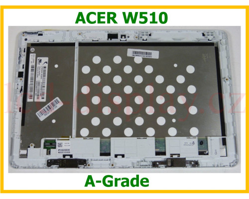 W510 Bílý LCD Displej + Dotyk pro Acer Iconia W510 6M.L0MN5.001 Assembly (W510) by www.lcd-display.cz