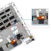 Yoga 2 Pro-1380F Stříbrný LCD Displej + Dotyk pro Lenovo Yoga Tablet 2 Pro-1380F 5D69A6N3UC Assembly