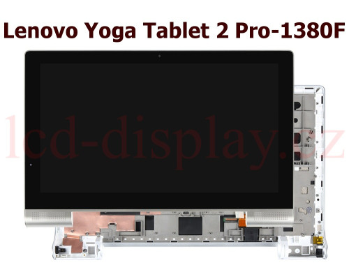 Yoga 2 Pro-1380F Stříbrný LCD Displej + Dotyk pro Lenovo Yoga Tablet 2 Pro-1380F 5D69A6N3UC Assembly (Pro-1380) by www.lcd-display.cz