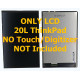 20L LCD Displej pro Lenovo ThinkPad 20L - Type 20L3 20L4 10.1 FHD 02DC126 02DC126 Screen