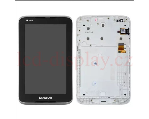 A1000 Bílý LCD Displej + Dotyk pro Lenovo A1000 Tablet Type Z0A0 Z0A1 Z0AE 5D69A465D9 Assembly (A1000 Assembly) by www.lcd-display.cz