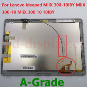 Miix 300 Stříbrný LCD Displej + Dotyk pro Lenovo Miix 300-10IBY 5D10J67253 Assembly