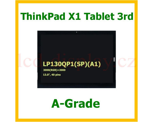 THINKPAD X1 Černý LCD Displej + Dotyk pro THINKPAD X1 20GG 20GH 20JB 20JC 01AW807 Assembly (THINKPAD X1) by www.lcd-display.cz