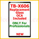 TOP Glass on screen for Tab M10 FHD Plus (TB-X606X, TB-X606V, TB-X606F, X606) - Type ZA5T 5D68C16167