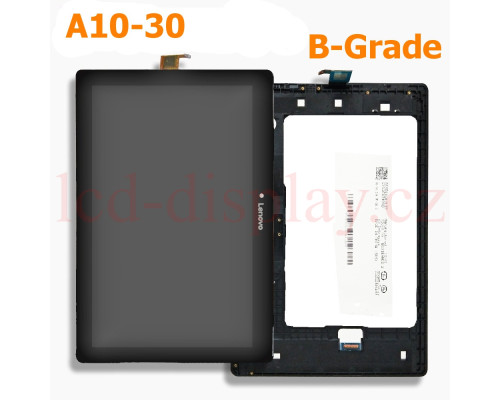 A10-30 Černý LCD Displej + Dotyk pro Lenovo Tab 2 A10-30 TB2 X30F 5D68C03676 Assembly (A10-30 Assembly) by www.lcd-display.cz