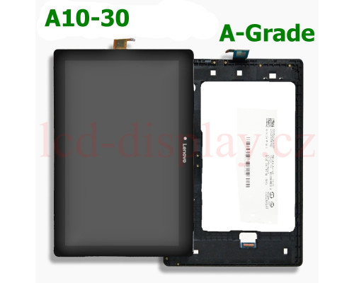 A10-30 Černý LCD Displej + Dotyk pro Lenovo Tab 2 A10-30 TB2 X30F 5D68C03676 Assembly (A10-30 Assembly) by www.lcd-display.cz