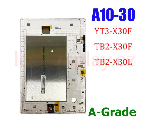 A10-30 LCD Bílý Displej + Dotyk pro Lenovo TAB2 A10-30 TB2-X30 X30F 5D68C04083 Assembly (A10-30 Assembly) by www.lcd-display.cz