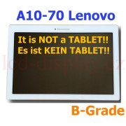 A10-70 Bílý LCD Displej + Dotyk pro Lenovo TAB2 A10-70F A10-70 5D68C02040 Assembly