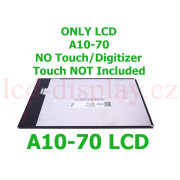 A10-70 LCD Displej pro Lenovo TAB 2 A10-70 Tablet TAB 2 A10-70F, TAB 2 A10-70L 5D68C01484 Screen