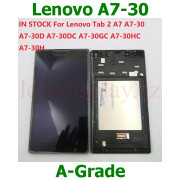 A7-30 Černý LCD Displej + Dotyk pro Lenovo Tab 2 A7-30 5S58C00377 Assembly