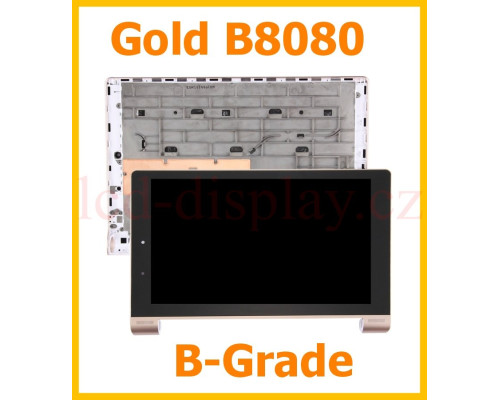 B8080 Zlatý LCD Displej + Dotyk pro YOGA Tablet 10 HD+ (B8080) - Type Z0B6 5D69A6MWG0 Assembly (B8080) by www.lcd-display.cz