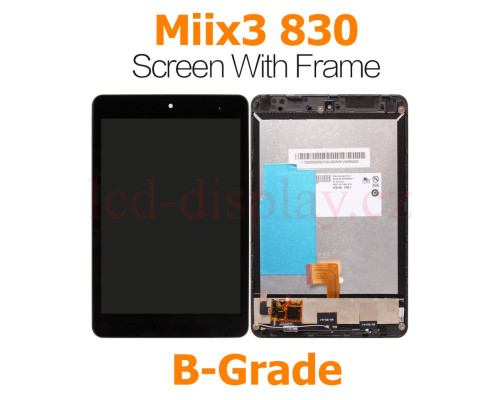 MIIX 3-830 Černý LCD Displej + Dotyk pro Lenovo Miix 3-830 Tablet 5D10G86151 Assembly (Miix 3-830) by www.lcd-display.cz