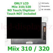 Miix 310 Černý HD LCD Displej pro Lenovo Miix 310-10ICR 5D10L64821 Screen