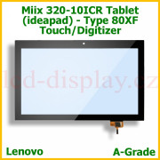 Miix 320 Černý Dotyk pro Lenovo Miix 320-10ICR 5D10N89976 5D10N38138 Touch