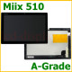 Miix 510 Černý LCD Displej + Dotyk pro Lenovo Miix 510 5D10M42923 Assembly