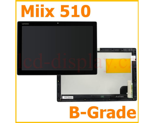 Miix 510 Černý LCD Displej + Dotyk pro Lenovo Miix 510 5D10M42923 Assembly (Miix 510) by www.lcd-display.cz