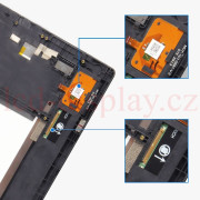 S6000 Černý LCD Displej + Dotyk pro Lenovo IdeaTab S6000 S6000H S6000L-F 5D19A464OM 5D19A464OL Assembly