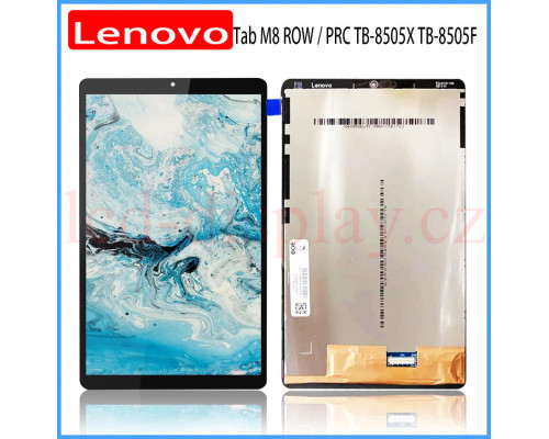 TB-8505 Černý LCD Displej + Dotyk pro Lenovo Tab M8 HD Tablet (TB-8505F, TB-8505X) - Type ZA5G 5D68C15756 Assembly (TB-8505) by www.lcd-display.cz