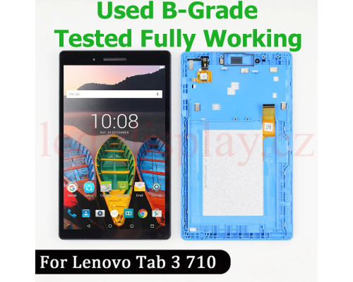 TB3-710 Světle Modrý LCD Displej + Dotyk pro  Lenovo Tab 3 7 - TB3-710 5D68C07012 Assemble (TB3-710) by www.lcd-display.cz