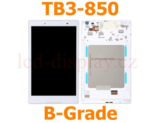 TB3-850 Bílý/Modrý LCD Displej + Dotyk pro Lenovo Tab 3 8 TB3-850F, TB3-850M 5D68C05437 Assembly (TB3-850) by www.lcd-display.cz