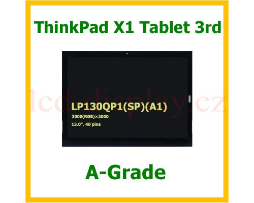 THINKPAD X1 Černý LCD Displej + Dotyk pro THINKPAD X1 20GG 20GH 20JB 20JC 01AW807 Assembly (THINKPAD X1) by www.lcd-display.cz