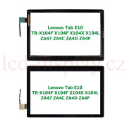 X104 LTE Černý Dotyk pro Lenovo Tab E10 TB-X104F X104F X104X X104L ZA47 ZA4C ZA4D ZA4F 5D68C12200 5D68C13872 5D68C14551 Touch