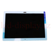 X705 Bílý LCD Displej + Dotyk pro Lenovo Tab P10 TB-X705F X705L ZA44 ZA45 5D68C13547 5D68C12056 5D68C12058 Assembly