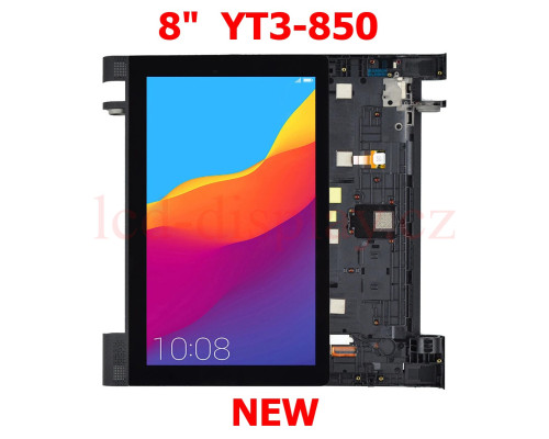 YT3-850 Černý LCD Displej + Dotyk pro Lenovo Yoga Tab 3 YT3-850 (850F, 850M, 850L) 5D68C02838 5D68C07614 Assembly (YT3-850) by www.lcd-display.cz